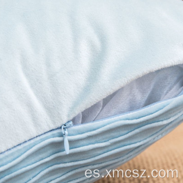 Pin tuck coloridas fundas de cojín de interior cómodas